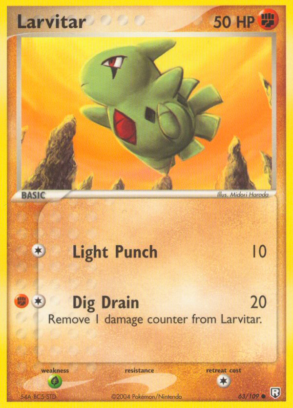 Team Rocket Returns Larvitar #63/109